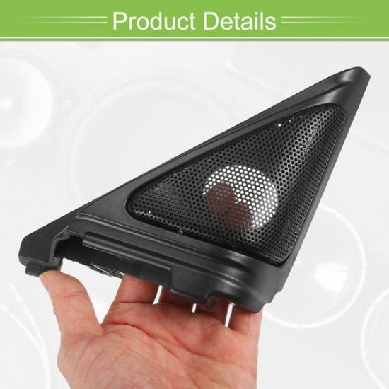 Pair Car A Pillar Door Tweeter Speaker Cover Trim for Honda Accord 18-22 Black