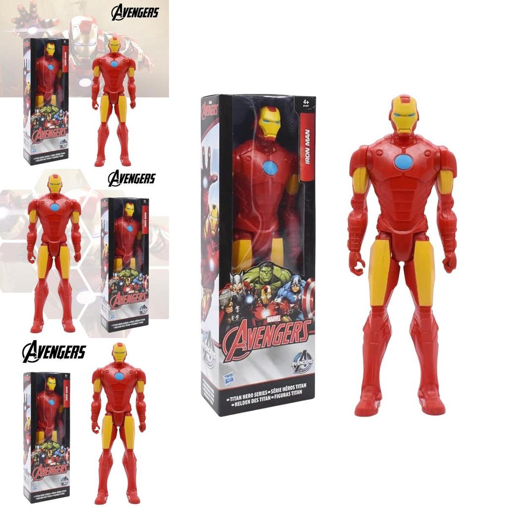 12 Inch Captain America Action Figure Plastic Material 29cm Height New Iron Man Design