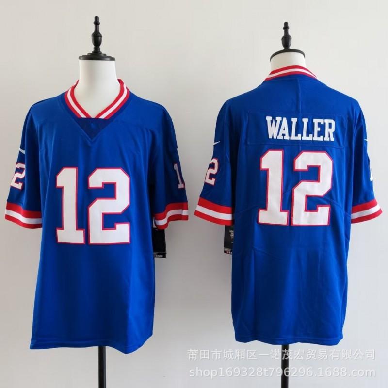 Mens Football Jersey Giants Team 1 8 JONES 26 BARKLEY 56 44 Embroidered Rugby Uniform