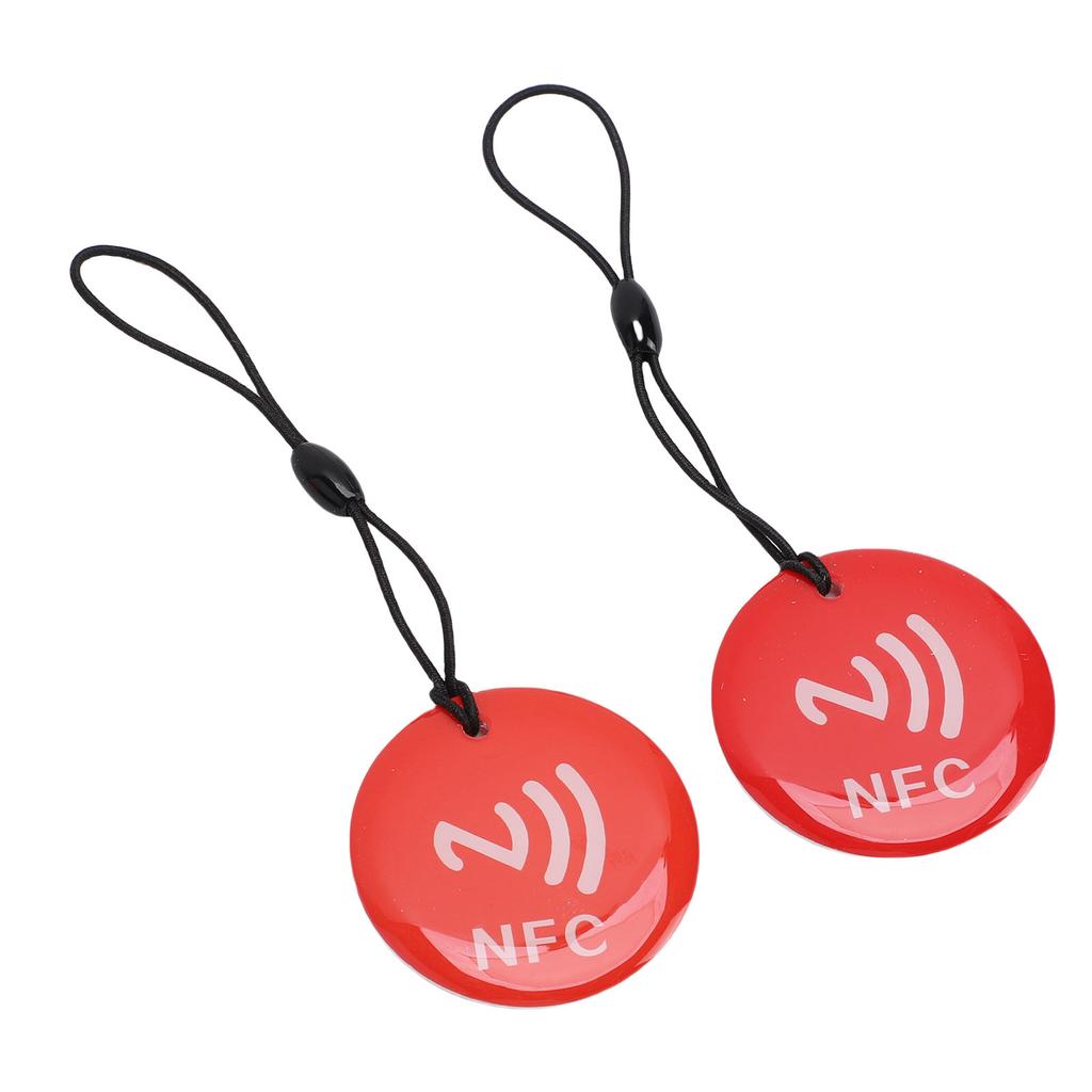 10 Stück NFC Schlüsselanhänger für NTAG213 Chips Programmierbare NFC Karte Kompatibel mit allen NFC-fähigen Mobiltelefonen und Geräten