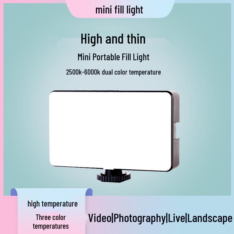 Portable RGB Mini Tofu Light for Selfie & Mobile Live Streaming