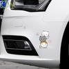 Three Kittens Folding Cat Cartoon Water-Repellent Car Sticker Electric Car Decorative Scratch-Blocking Sticker Cartoon Sticker