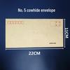 10-Piece Kraft Stationery Set: White Envelopes with 1.2 Yuan Stamps, Ready for Mailing
