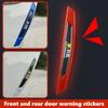 Car Reflective Stripes Door Handle Safety Warning Tape Sticker For Renault Symbol Clio 3 4 Sparco Dacia RS Megan Scenic Espace ZZ11