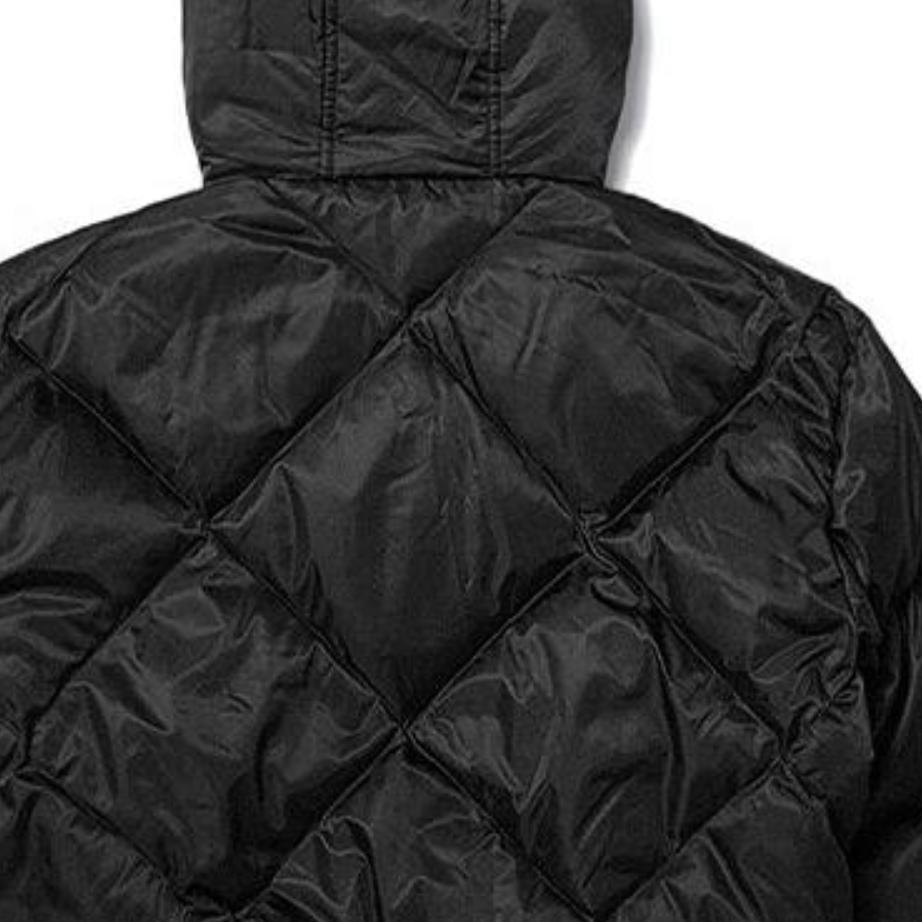 Vans Diamond Quilted Hooded Puffer Jacket Black VN000FBZBLK