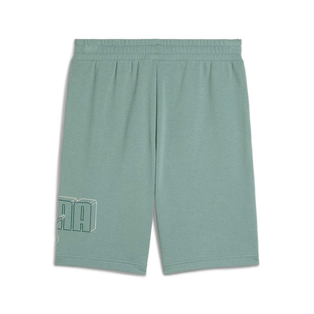 Puma Comfortable Simple Mid-Waist Loose Casual Shorts Men shorts Green 687671-30