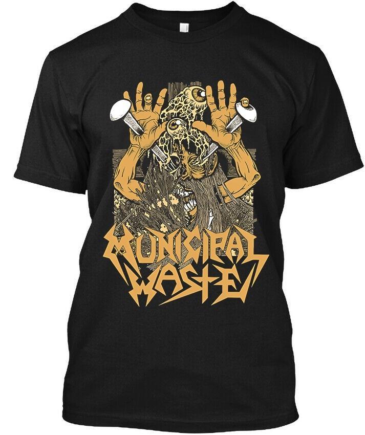 New! Popular Municipal Waste American Crossover Thrash Music Logo T-Shirt S-4XL XXL