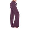 Fashion Women's Solid Color Self Cultivation Elastic Band Pockets Pants