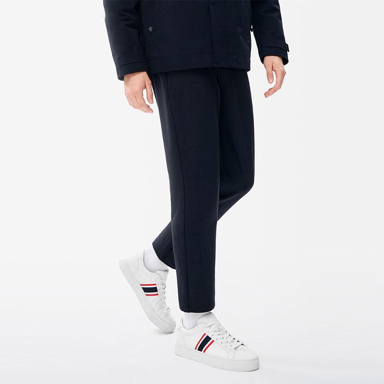 Fila Basic Commuter Knitted Solid Color Casual Long Pants Men Bottoms Legendary-Blue F11M241604FNV