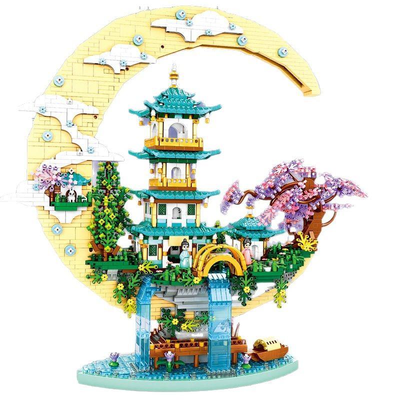 

Дворец Луны Конструктор с Световыми Эффектами для Обучения и в Подарок