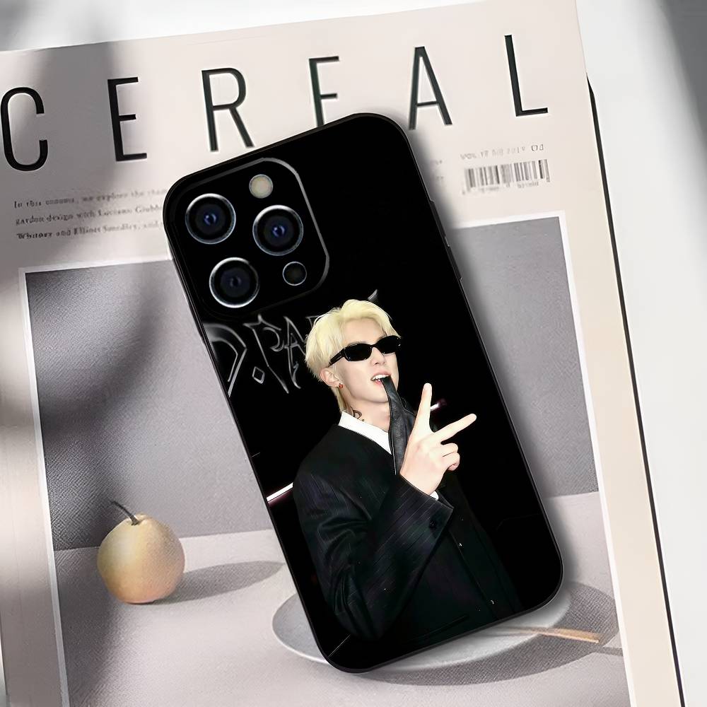 Wang Hedi Dylan Wang Actor Phone Case For IPhone 17,16,15,14,13,12,11,Plus,Pro,Max,Plus,XS,soft Case Black Silicone