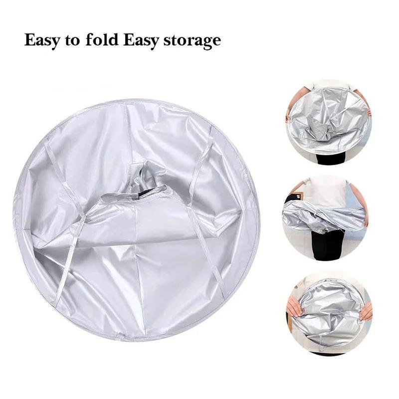 1/2/3pcs Hair Cutting Cloak Umbrella Design Cover, Suitable For Salon Barber Cutting Cloak Wrap, Foldable Waterproof And Portable