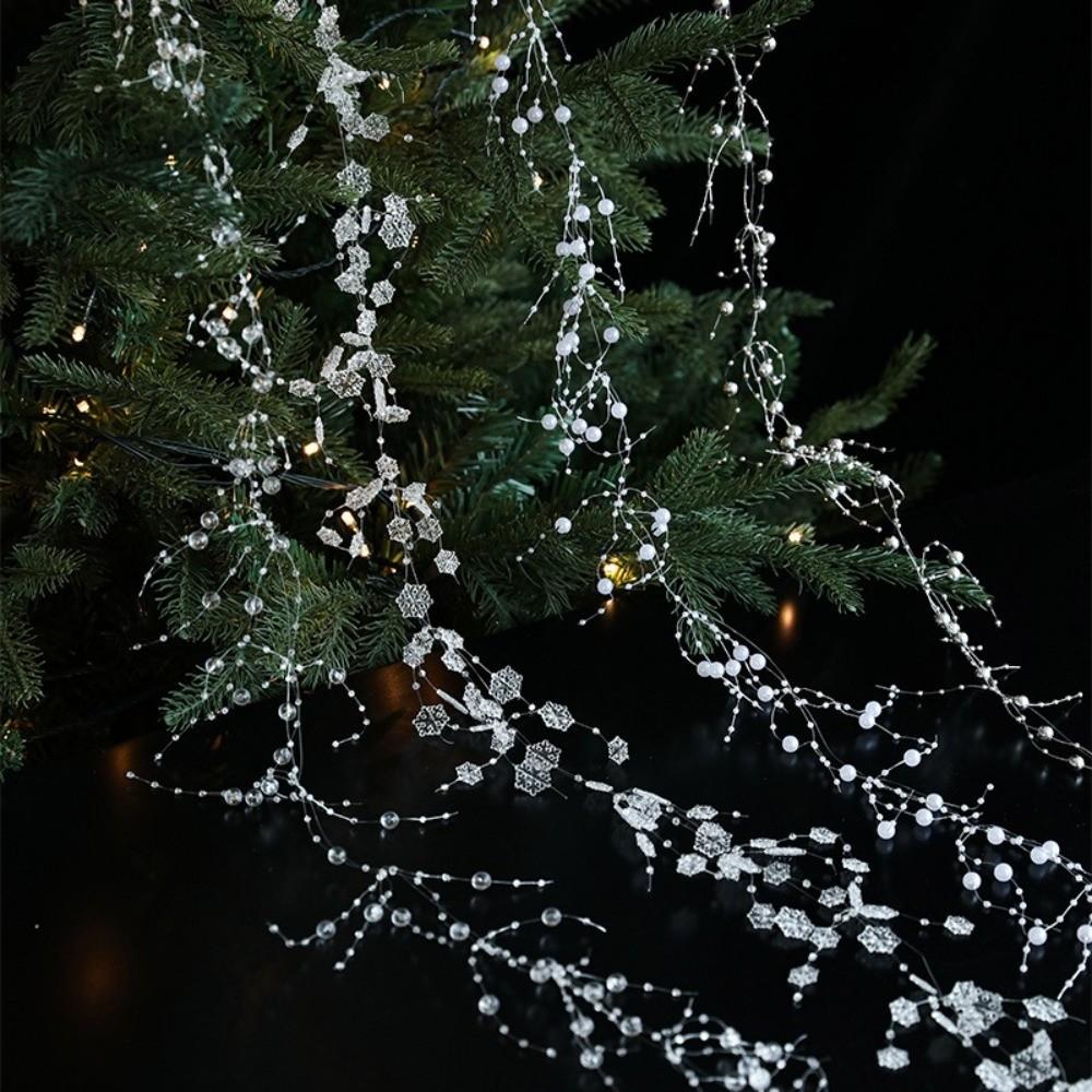 Christmas Tree Crystal Beads Curtain Acrylic Wedding Party Supplies Xmas Tree Garland  Home Decor