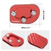 NICECNC For Honda XR650L 1993-2025 2024 2023 2022 Motorcycle Aluminum Kickstand Side Stand Plate Extension XR 650L Accessories