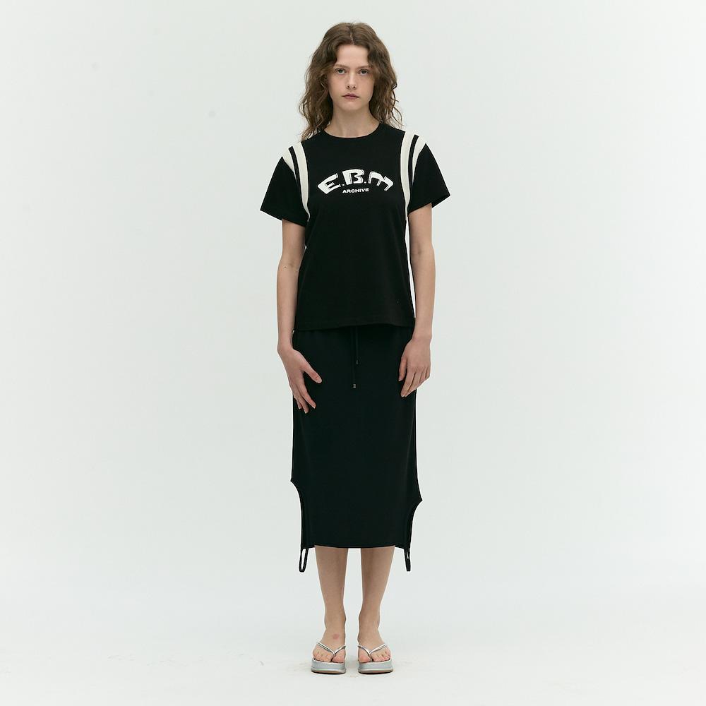 Ibiem Asymmetrical Round Slit Skirt Emp5Wsk110