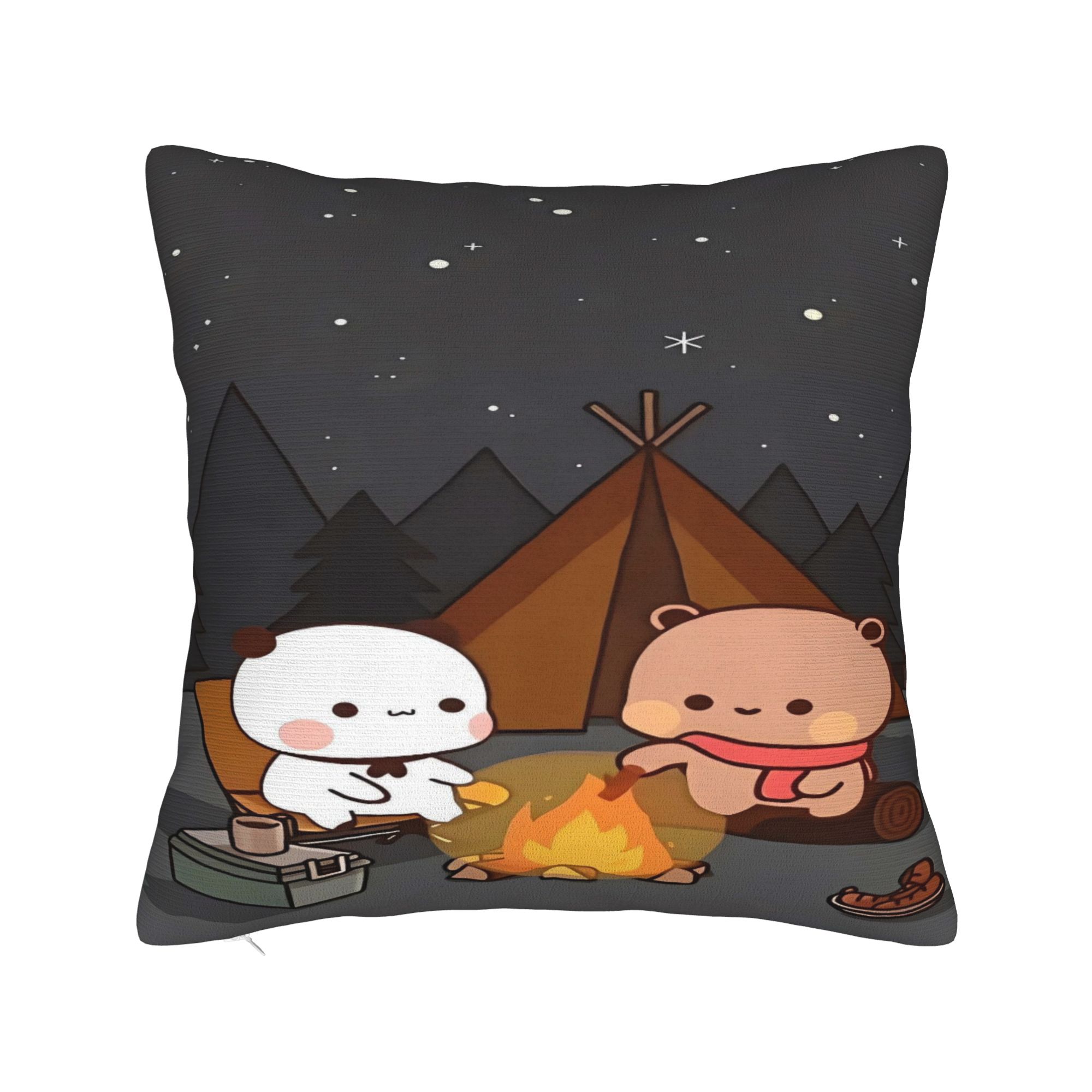 

Pillow Cover Bubu And Dudu Fashion Pillow Case For Sofa Couch Bed Living Room Pillowcases 12x12Inch