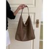 Soft Leather Large-capacity Underarm Bag A Versatile Single-shoulder Tote Bag for A Laid-back Commuting Style