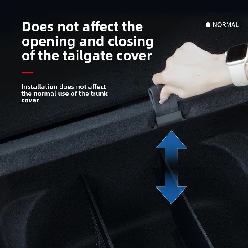 Car Sticker For Tesla Model Y 2020-2024 Trunk Lower Storage Accessories Box Partition Storage Partition Storage Box Partition Ca