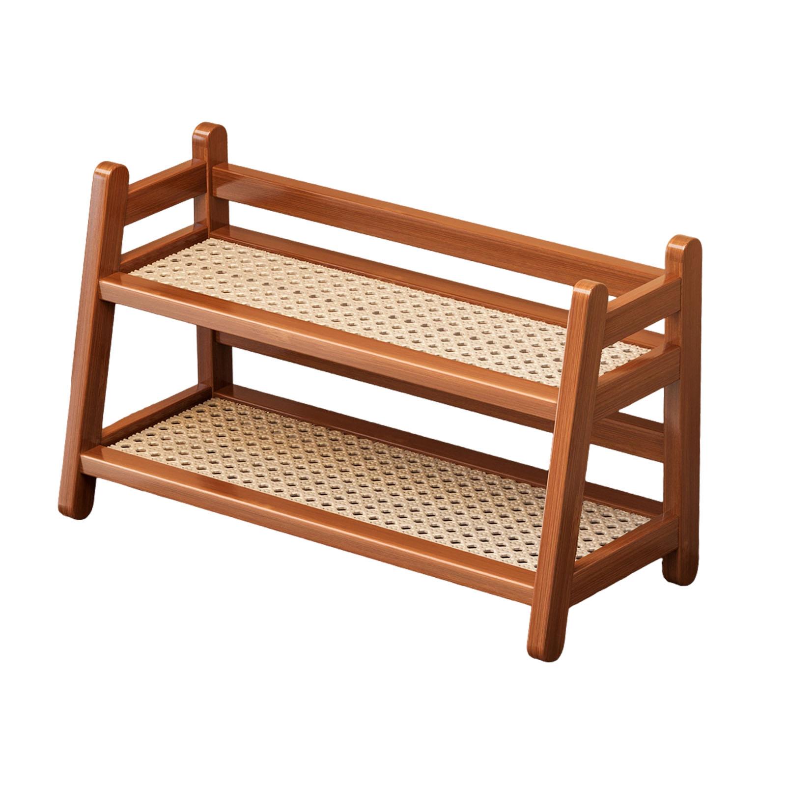 

Подставка для демонстрации чашек для воды Практичная Современная Полка для специй Многоцелевая 2-ярусная Полка для хранения для Офиса Дома Кофейного бара Аксессуары