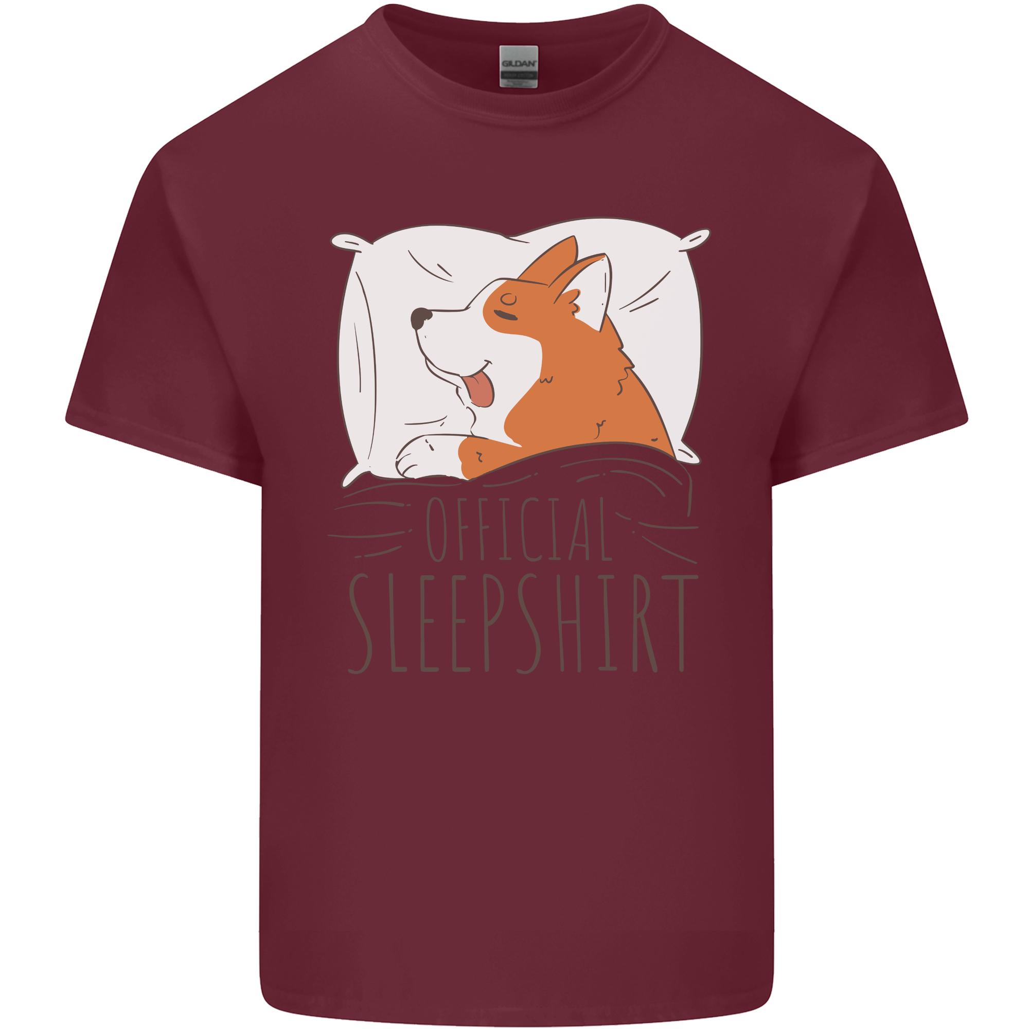 Corgi Sleeping Dog Unisexs Light Cotton TShirt S