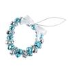 Christmas Bells Hanging Decor Small Size Bell Pendant For Tree Door Home Office Decoration Silver Blue Style