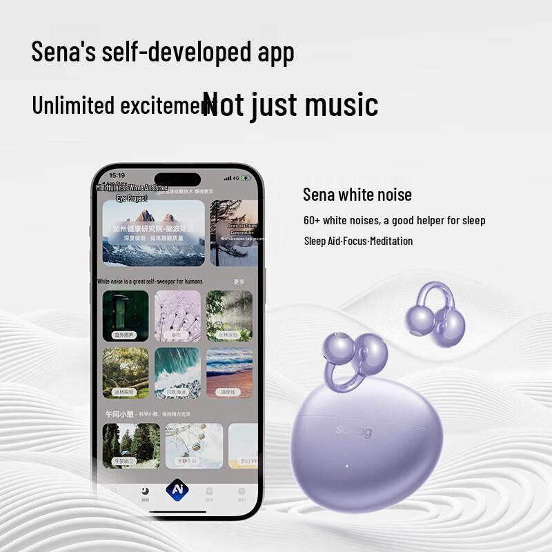 SANAG S7S AI Clip-on Bluetooth Earbuds