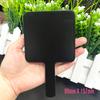 Low Moq Heart pink Shade Mirror for Makeup Custom logo Handle Makeup Colorful  Cosmetic Mirror