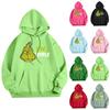 Pull léger à manches longues pour femme avec poches et sweat à capuche graphique Preppy