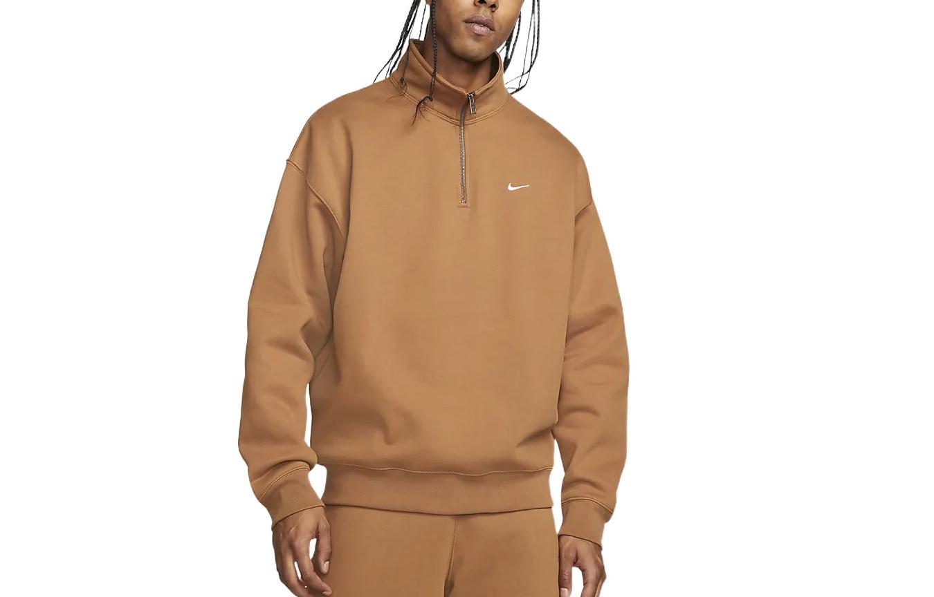 Nike Daily Vintage Jackets Unisex Brown Turtleneck Moderate Other DQ5210-270 XL