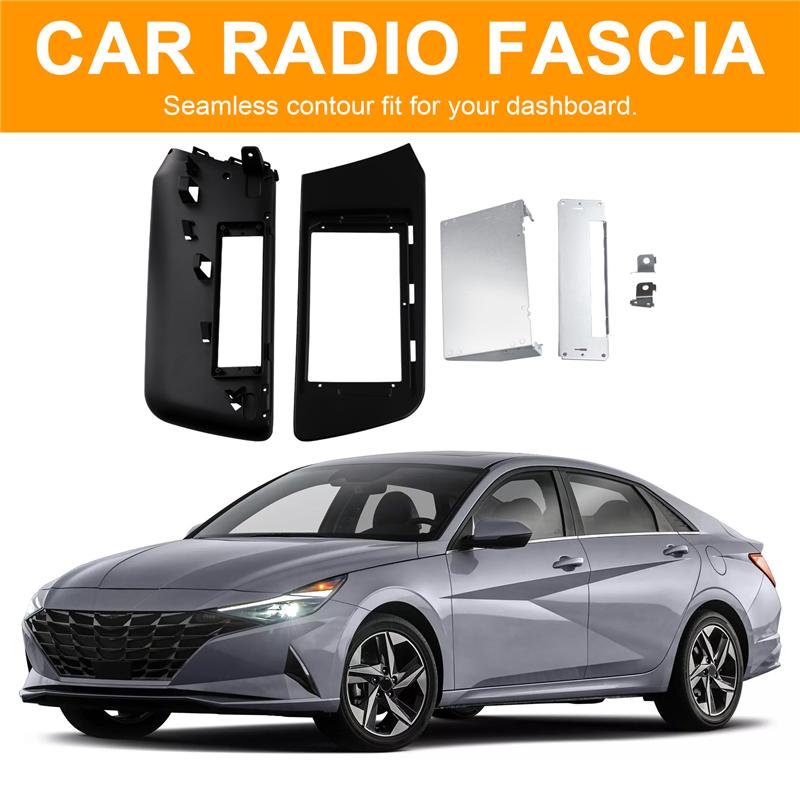

ABLZ-9 Inch Car Radio Fascias Dashboard Frame tallation Gps Mp5 Multimedia Player For Hyundai Elantra LHD чёрный