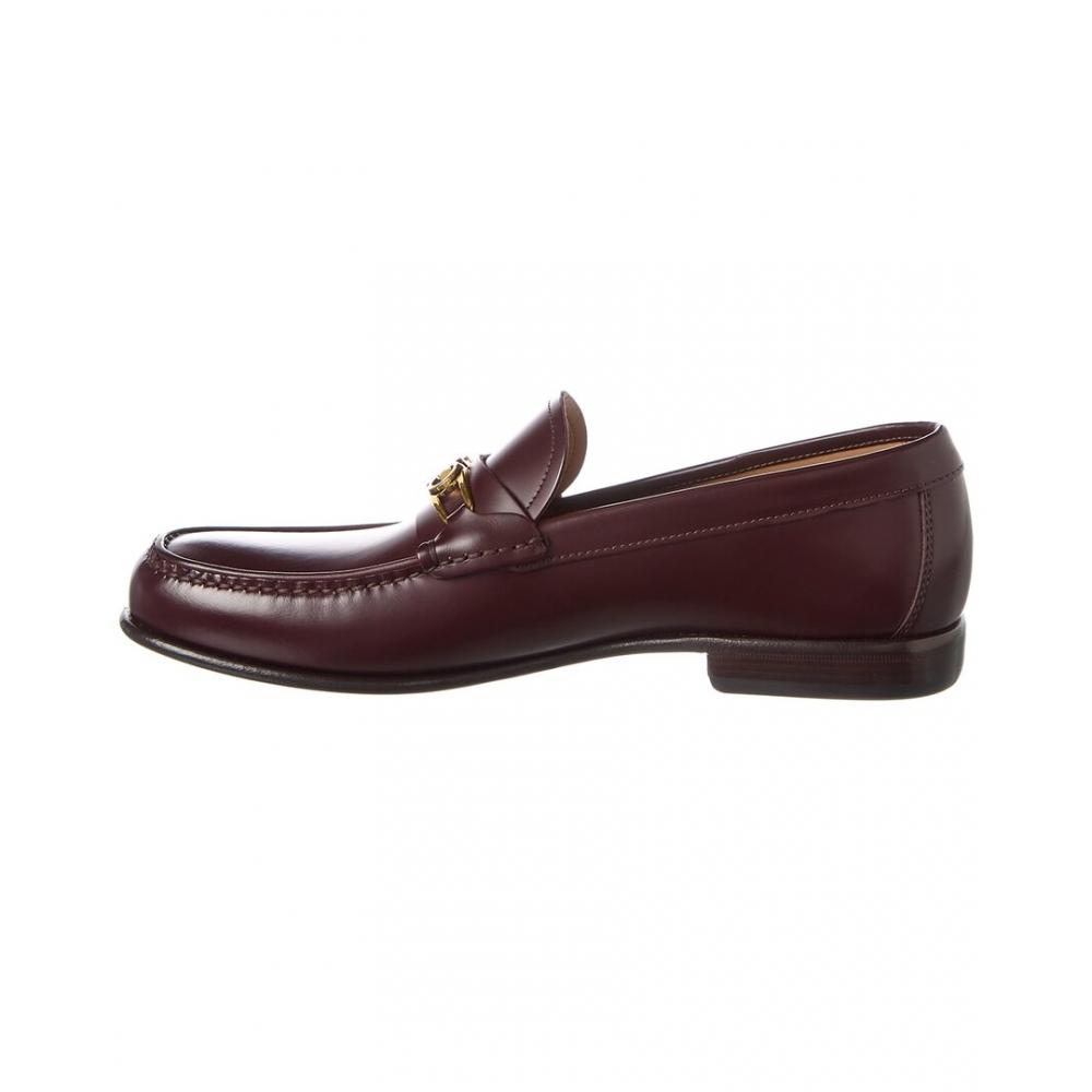 Salvatore Ferragamo Ferragamo Mathias Leather Loafer Purple