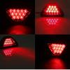 F1 Style Triangle 12 LED Rear Stop Tail 3rd Brake Light Universal SPORTY Red Len