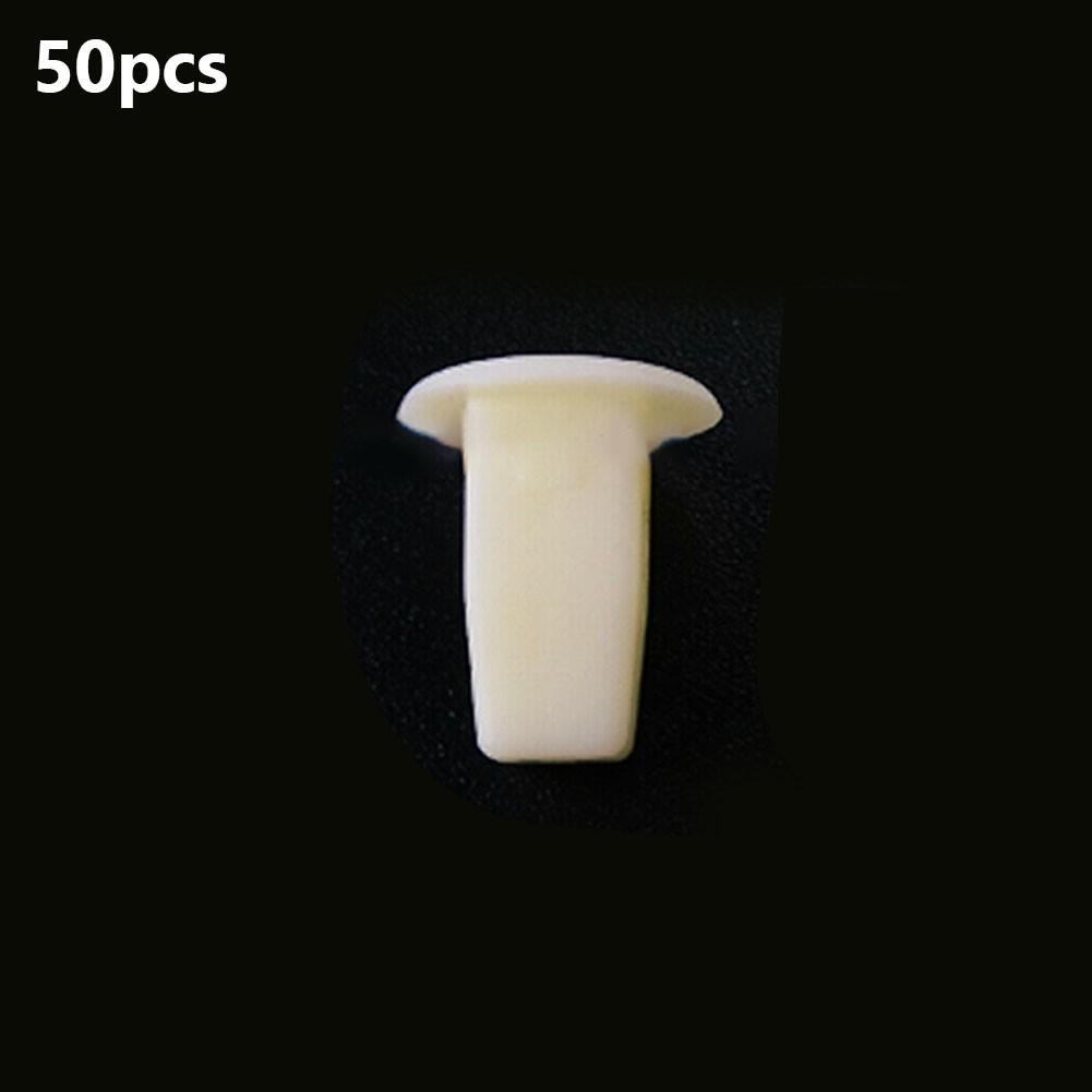 50 Pcs Nylon Nut  Screw Grommet Clip For Toyota For Mazda