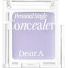 Dear A Personal Single Concealer (Duo SET) Dear A Concealer Concealer Palette Skin Tone Coverage Adhesion, 1 Pcs, No. 9 Lavender Fog