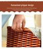 Rattan Woven Storage Basket for Laundry, Toys, or Hot Pot Restaurant Use