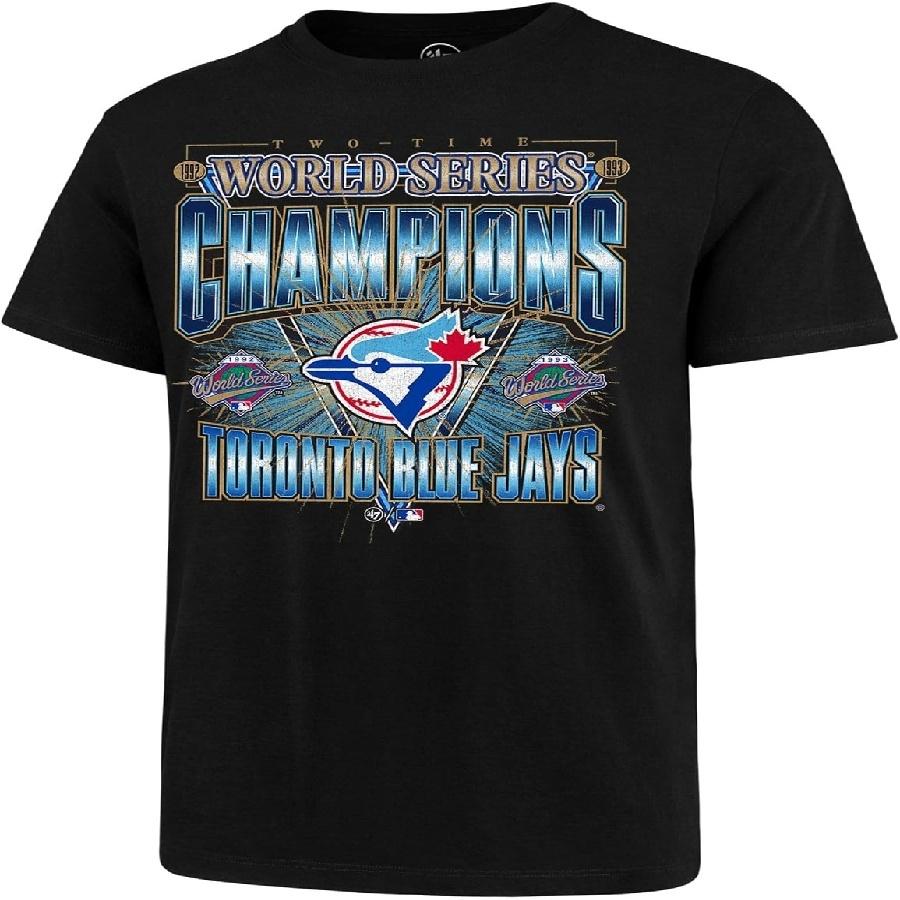 Футболка 47 MLB Toronto Blue Jays Серия побед - Черная S чёрный
