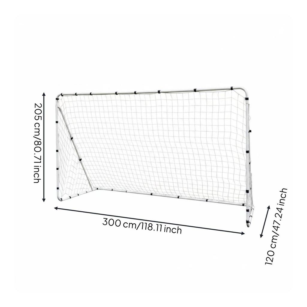 Steel Futbol Net Frame Robust Duty Training Long-Lasting
