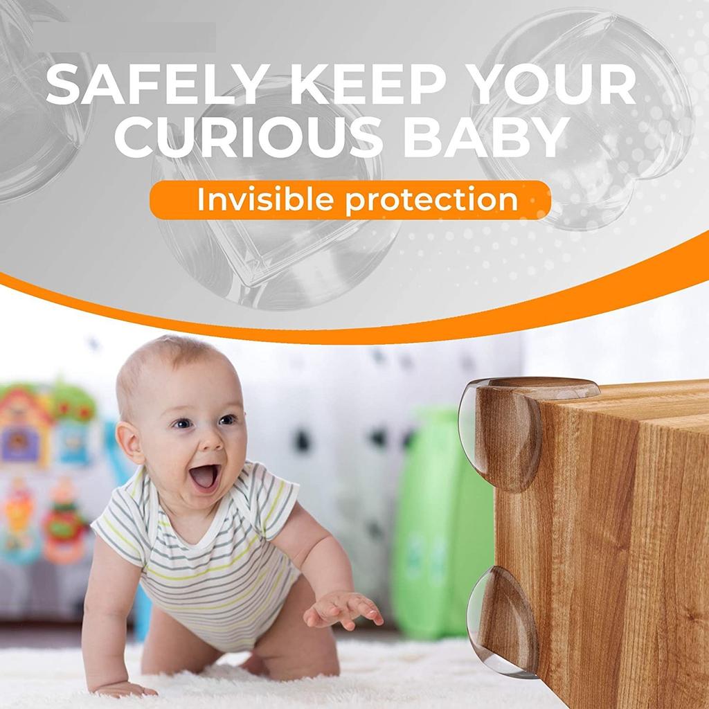 Children Baby Safety Silicone Protector Table Corner Edge Protection Cover Soft Transparent Children Anticollision Edge Guards