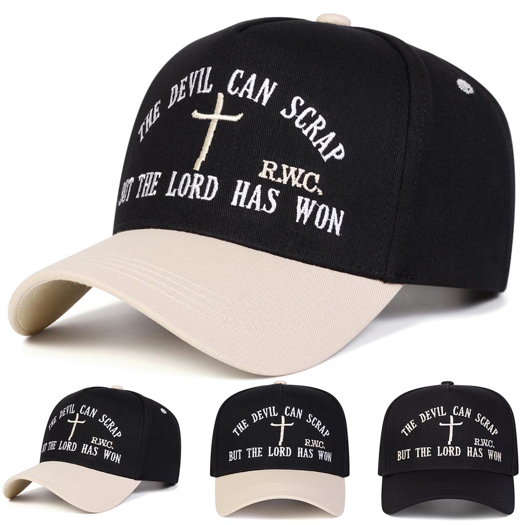 Unisex BUT THE LORD HAS WON Embroidery Baseball Caps Spring Autumn Outdoor Adjustable Casual Hats Sunscreen Hat Sports Cap