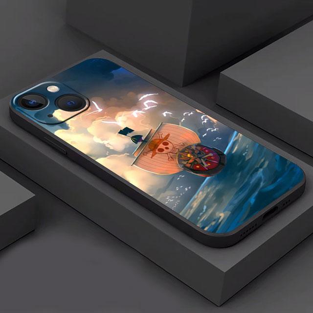 1 Pieces Anime Case for Apple iPhone XS X 8 14 Plus XR 12 Mini 7 SE 13 Pro Max 6s 11 14 Pro Max 13pro Ones Luxury Silicone Cover