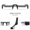 Prism Lazy Refractive Goggles Glasses Light-Weight 90° Horizontal Spectacles Reading Book Watching TV Lying Fishing Sunglasses