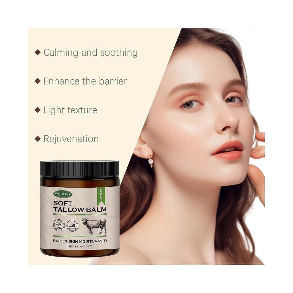 WOODSLEEP Soft Tallow Balm Face Skin Moisturizer Tallow Moisturizing Cream Body Care Cream Nourishin