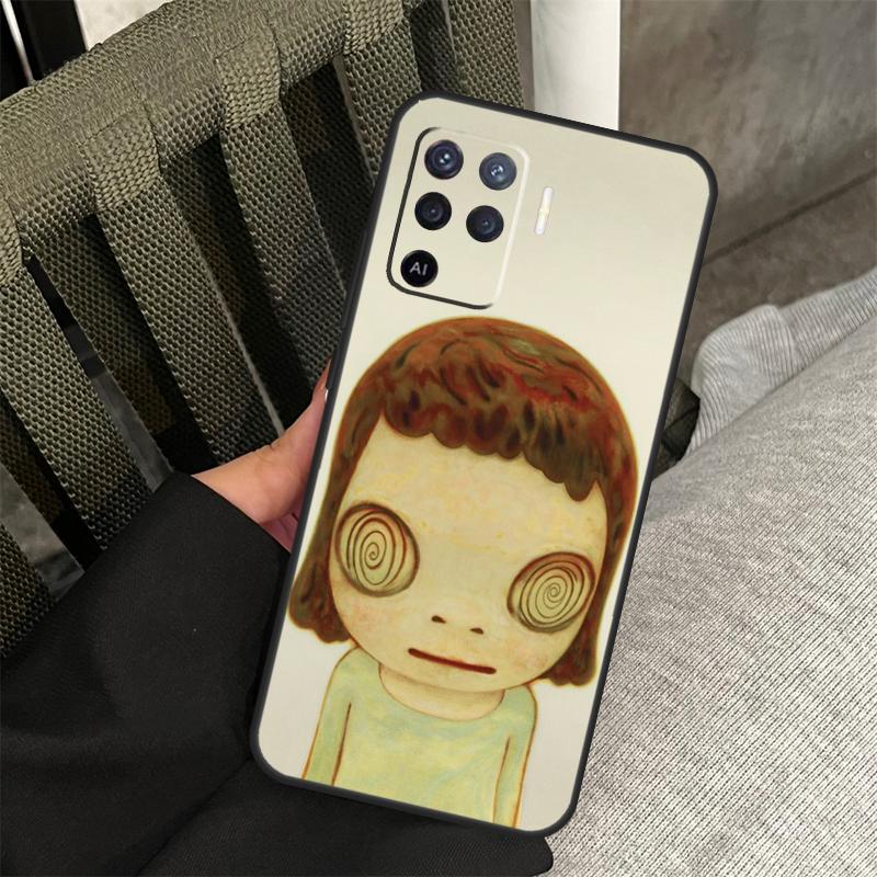 Yoshitomo Nara Hülle Für Oppo A18 A38 A58 A78 A98 A74 A94 A54 A40 A60 A80 A16 A76 A96 A15 A57S A17 A77 Abdeckung