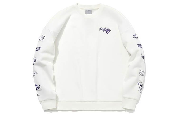 Li Ning Sports Fashion Collection Sweatshirt Unisex Ivory AWDQC14-4 M