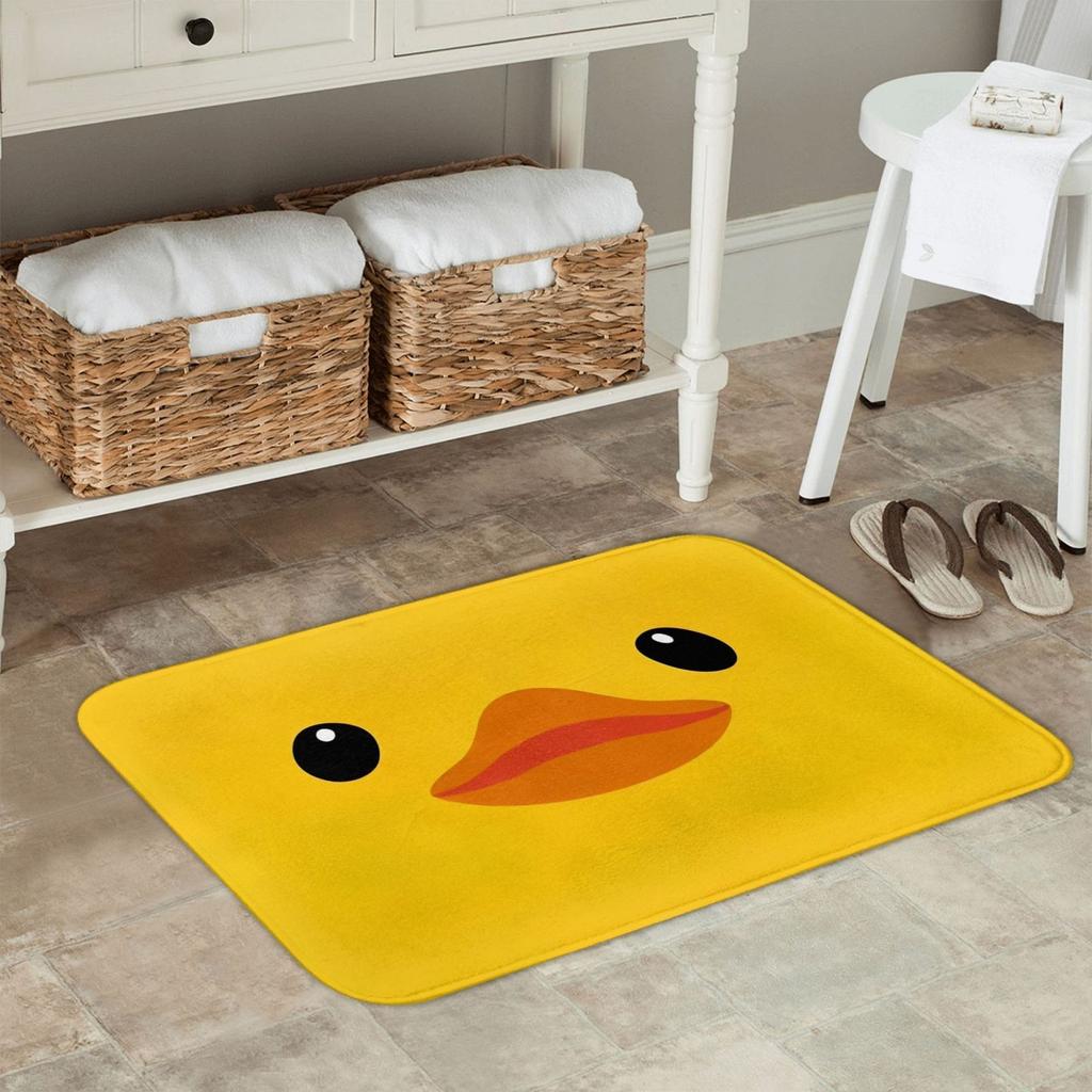 1PC Duck Pattern Kitchen Rugs Non-Slip Door Mats Pop design Bathroom Rug Bath Mat Carpet for Home Sink Laundry Decor