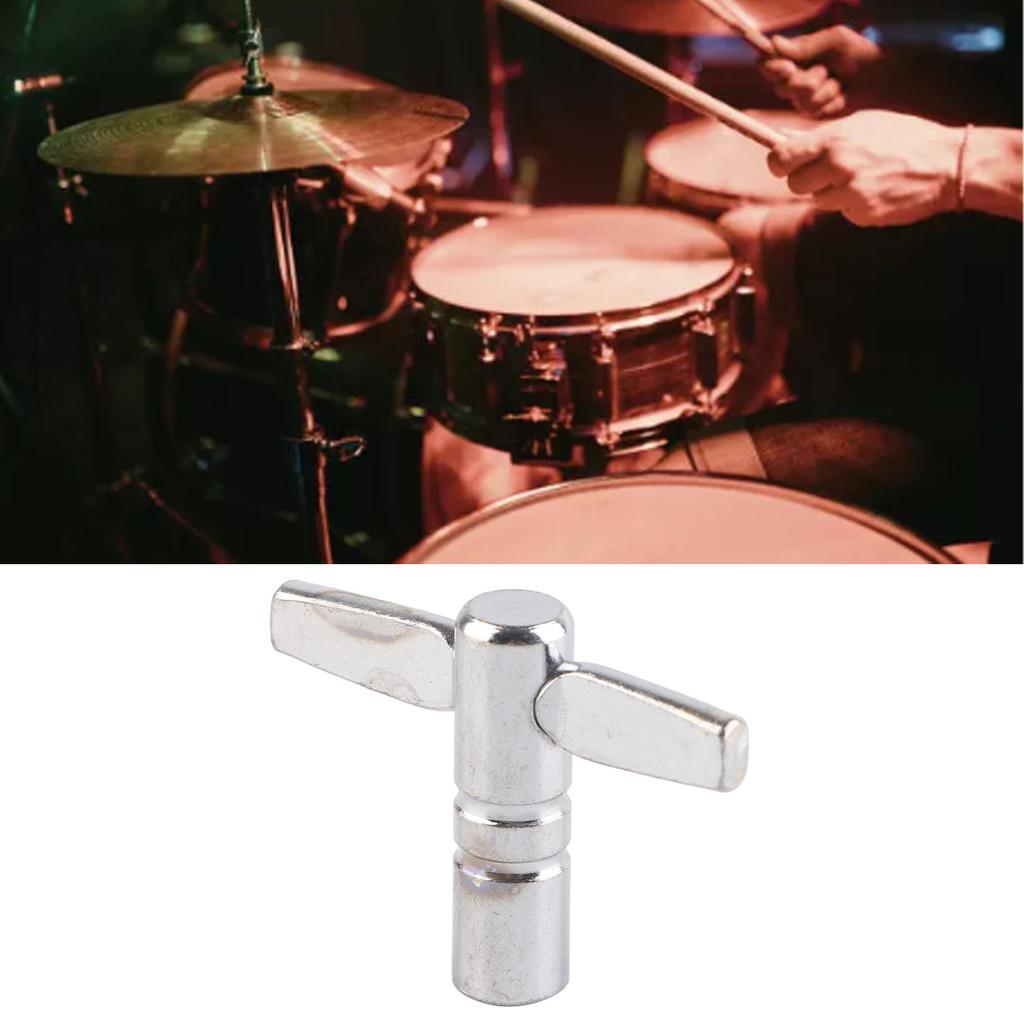 T Drum Key Metal High Speed Rotation Wear Resistant Portable Universal Drum Tuning Key
