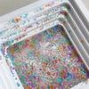 12 Grids/Box 3D Nail Art Charms Mix Round Colorful Pearls Beads Jewelry Manicure Craft  Accessories For Decoration