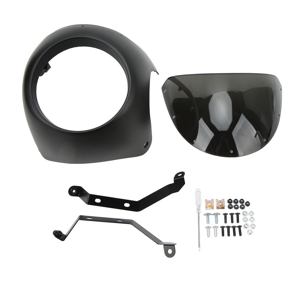 7in Motorcycle Headlight Fairing     Aging Resistant   Fit for Round Headlights Motorbike