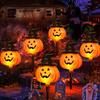5 Pack Solar Jack O'Lantern Stake String Lights Halloween Pathway Decor for Outdoor Waterproof Garden Halloween Yard Solar Light