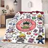 Hunter×Hunter Global 2D Print Flannel Blanket, Anime Character Print for Sofa, Cozy Travel Picnic Throw Rug_LIAN
